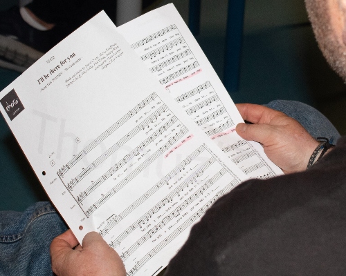 Repetitie popkoor Thomuz bladmuziek popsongs